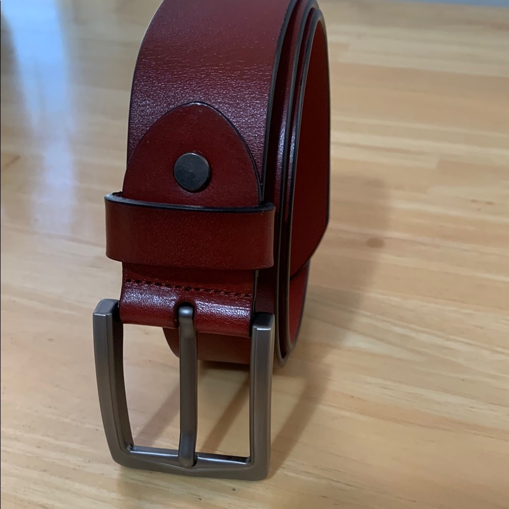 Wolfant BROWN GENUINE LEATHER 1 1/2"Wd
CASUAL DRESS MEN'S BELT SIZE 34